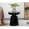 Table d'appoint martini en acier inoxydable